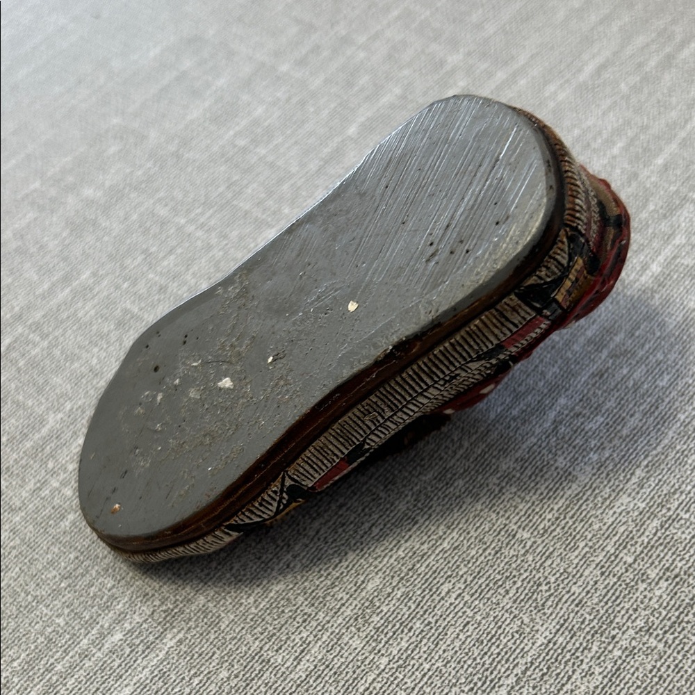 Decorative  Shoe Figurine - Red and Black